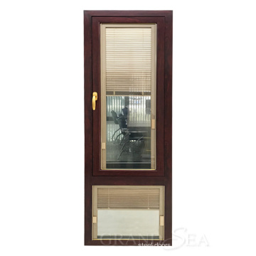 Ethiopia China Factory Exquisite Workmanship Electric Flexible Louver Aluminium Casement  Window For Veranda